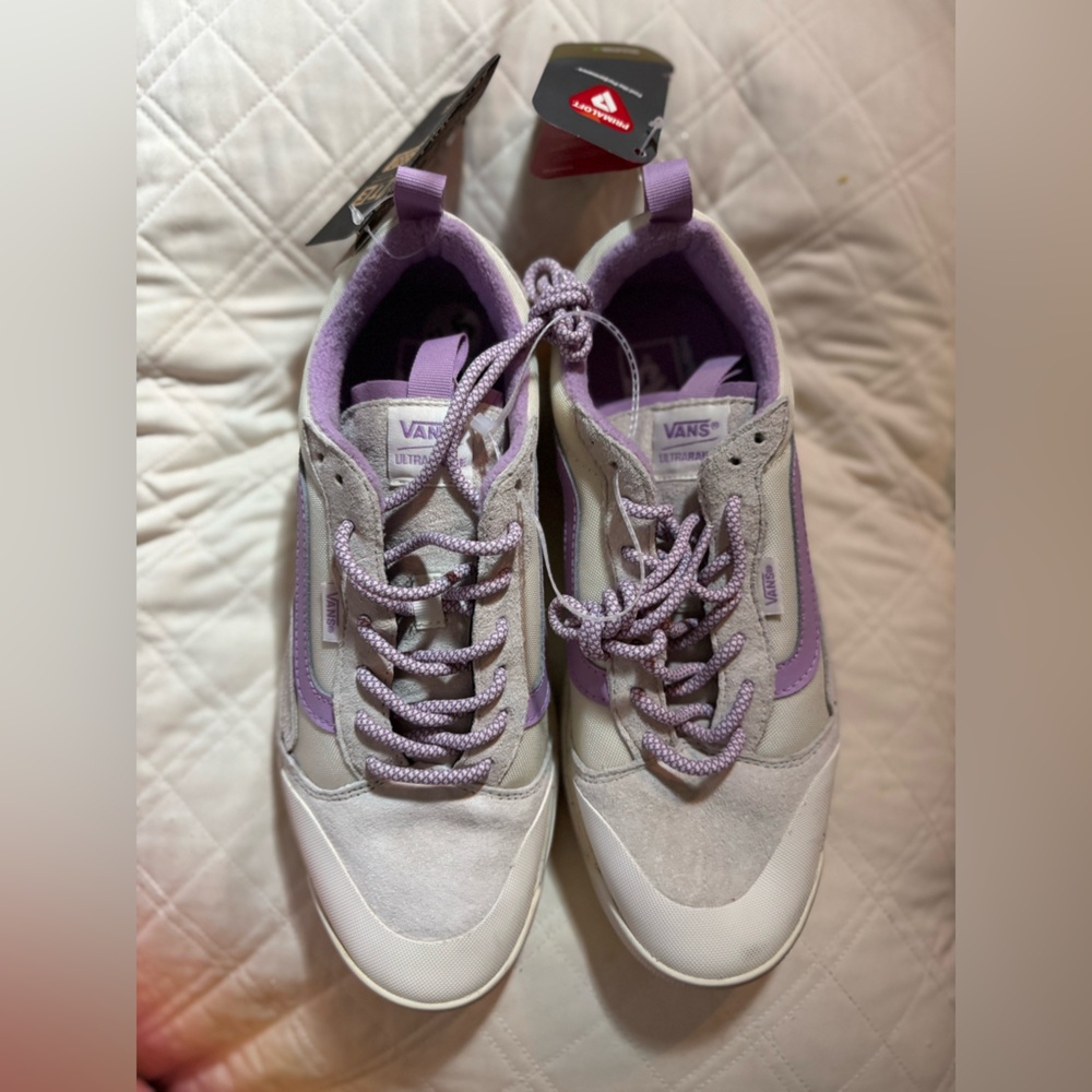 Vans Ultrarange Lavender and Beige Sneakers